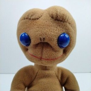 Vintage 1982 SHOWTIME Kamar 8" E.T. Extra Terrestrial Plush Stuffed Animal Doll